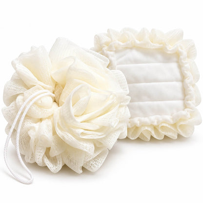 Exfoliating Shower Ball with Built-In Soap Dispenser – 2-in-1 Loofah Body Scrubber